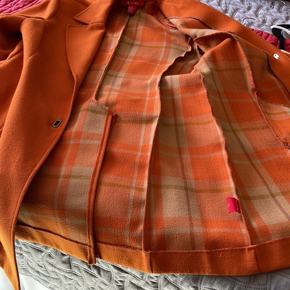 Yummy warm cozy coat, beautiful autumn color - Picture 4 of 4